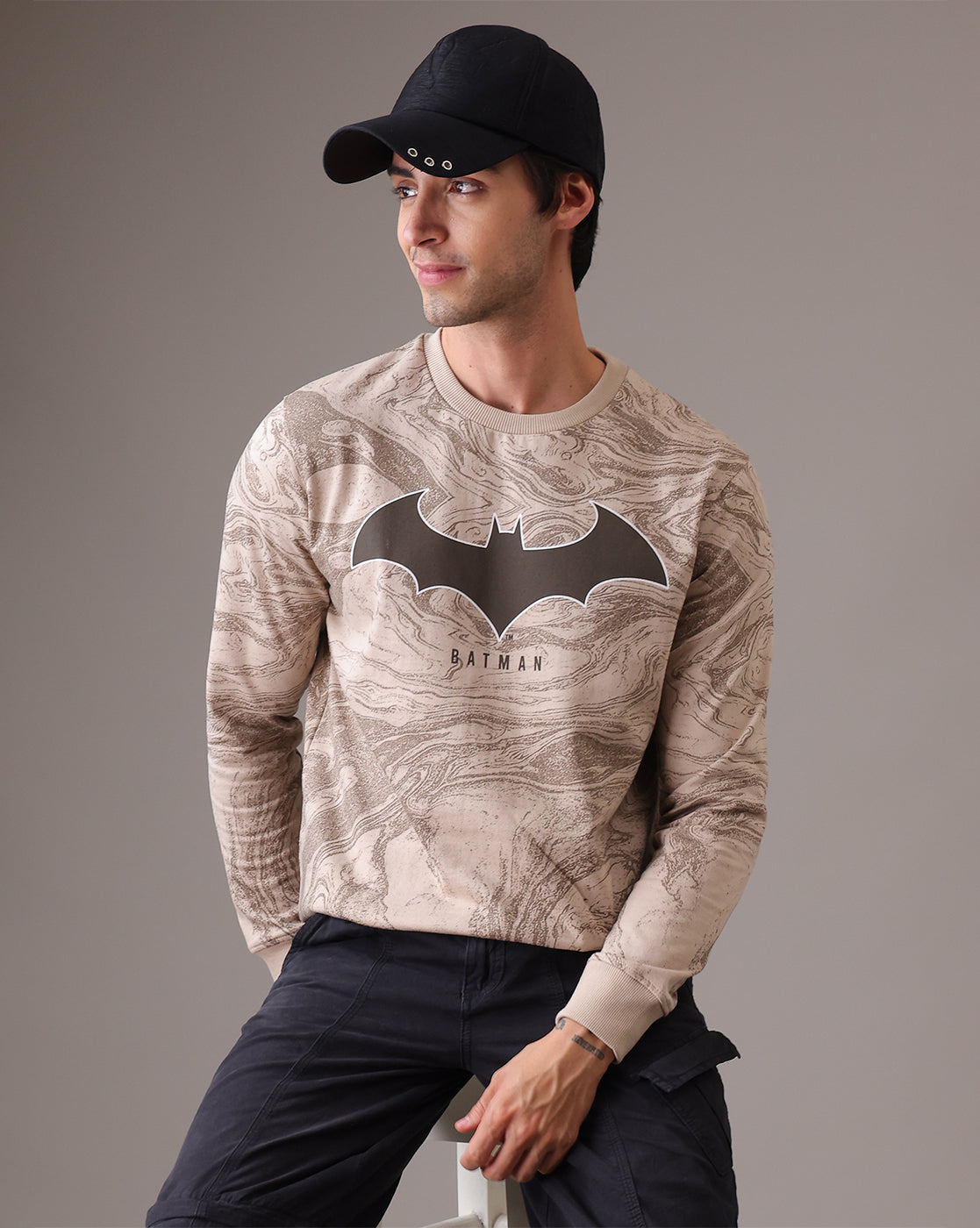 Batman  Regular Fit Sweatshirt  Men