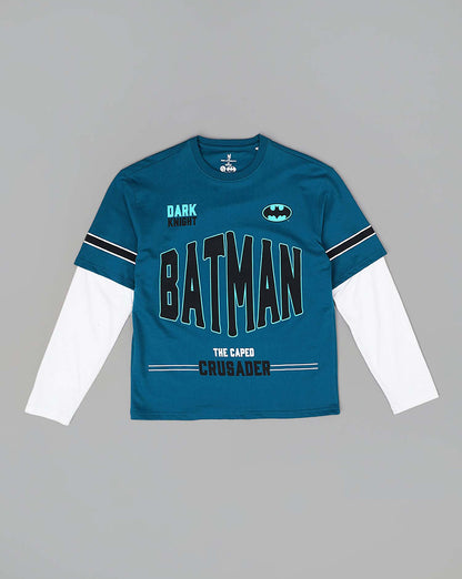 Batman The Caped Crusader Doctor Sleeve Oversized Tshirt  Men