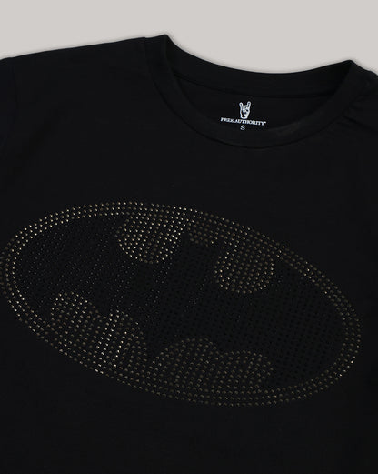 Batman Rhinestones Regular Fit Tshirt