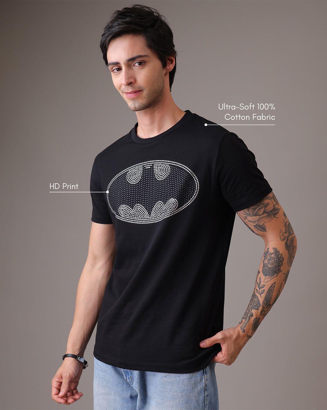 Batman Regular Fit Tshirt Men