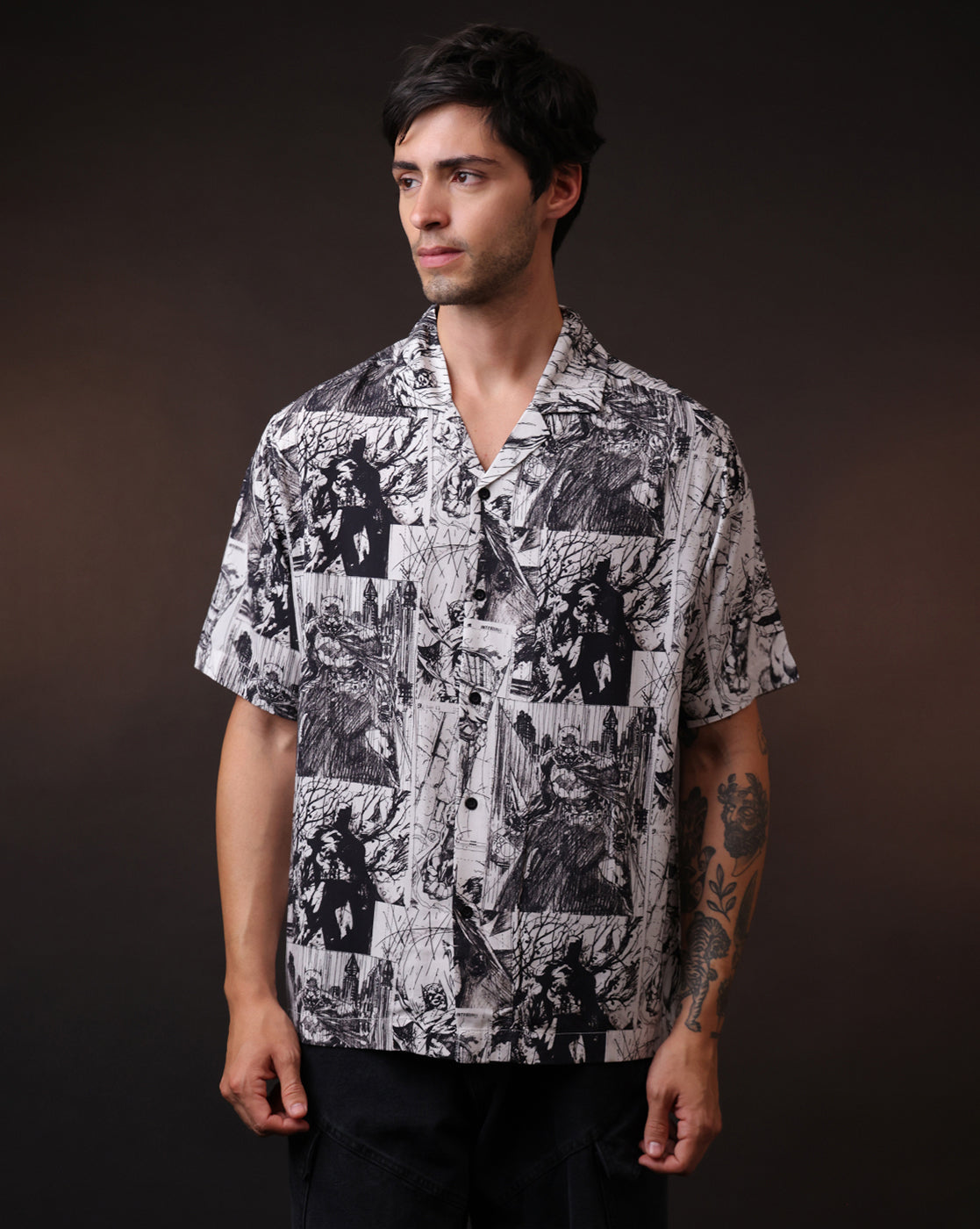 Batman Arkham Adventures Regular Fit Casual Shirt
