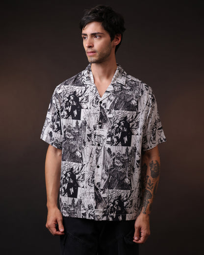 Batman Arkham Adventures Regular Fit Casual Shirt