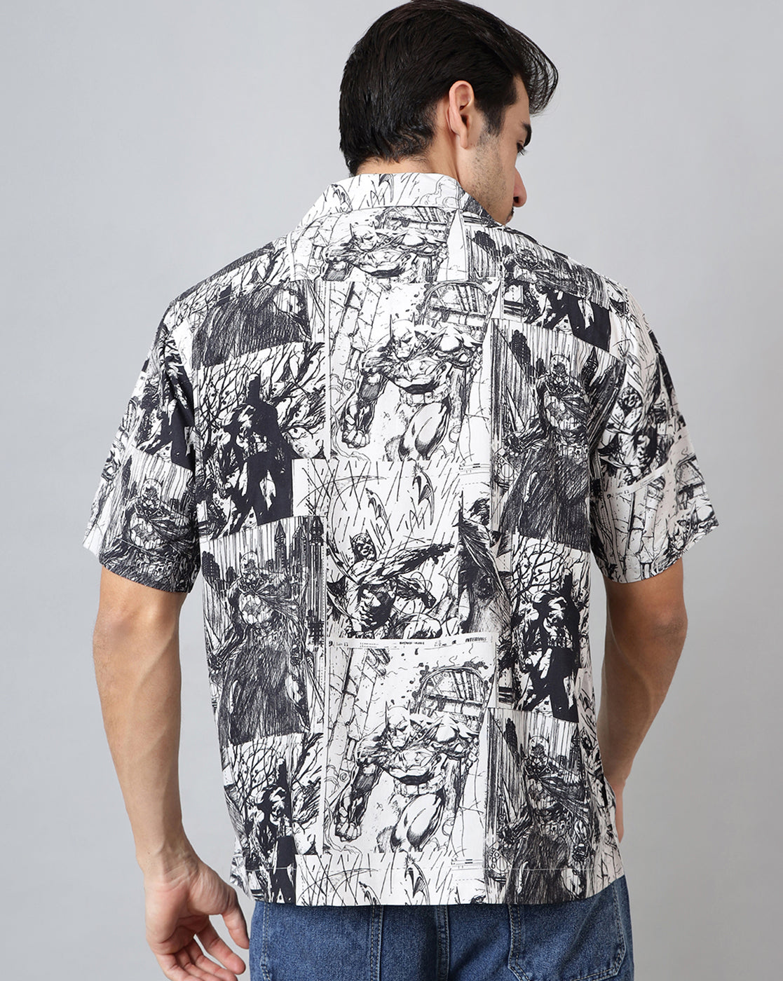 Batman Printed Regular Fit Shirt For Men