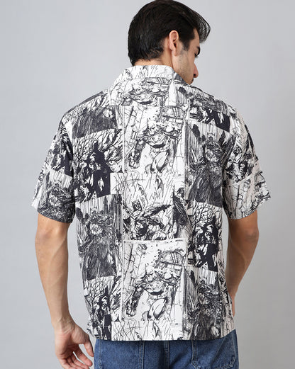 Batman Printed Regular Fit Shirt For Men