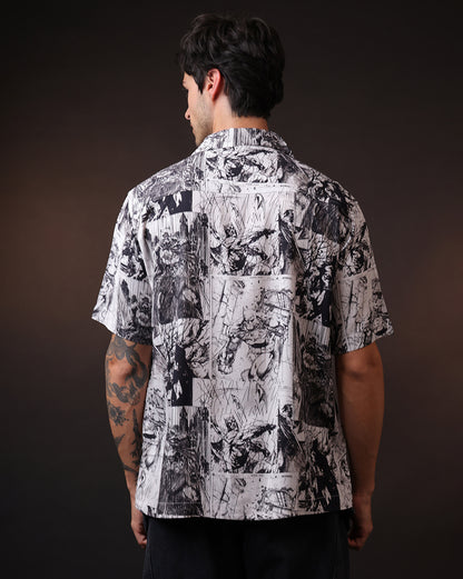 Batman Arkham Adventures Regular Fit Casual Shirt