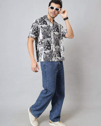 Batman Printed Regular Fit Shirt For Men