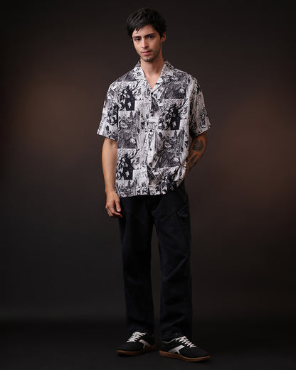 Batman Arkham Adventures Regular Fit Casual Shirt