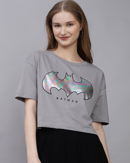 Batman Printed Boxy Fit Tshirt For Women