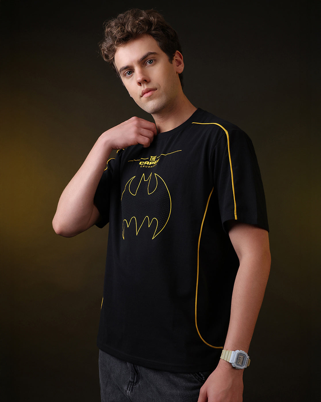 Batman The Caped Crusader Relaxed Fit Tshirt Men