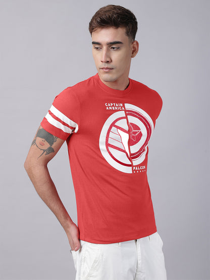 Captain America  Regular Fit Tshirt  Men