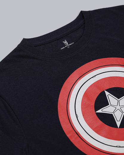 Captain America  Regular Fit Tshirt  Men