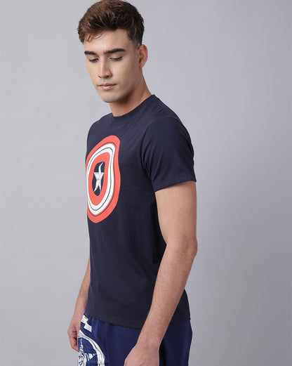 Captain America  Regular Fit Tshirt  Men
