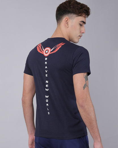 Captain America  Regular Fit Tshirt  Men