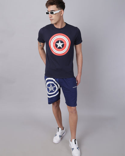 Captain America  Regular Fit Tshirt  Men