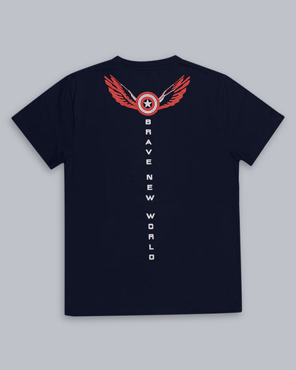 Captain America  Regular Fit Tshirt  Men