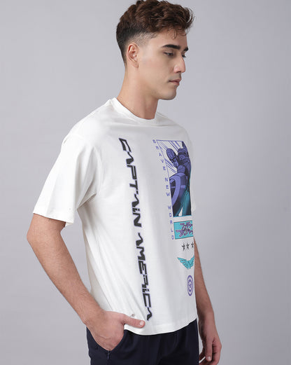 Captain America  Oversized Tshirt  Men