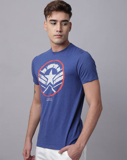 Captain America  Regular Fit Tshirt  Men