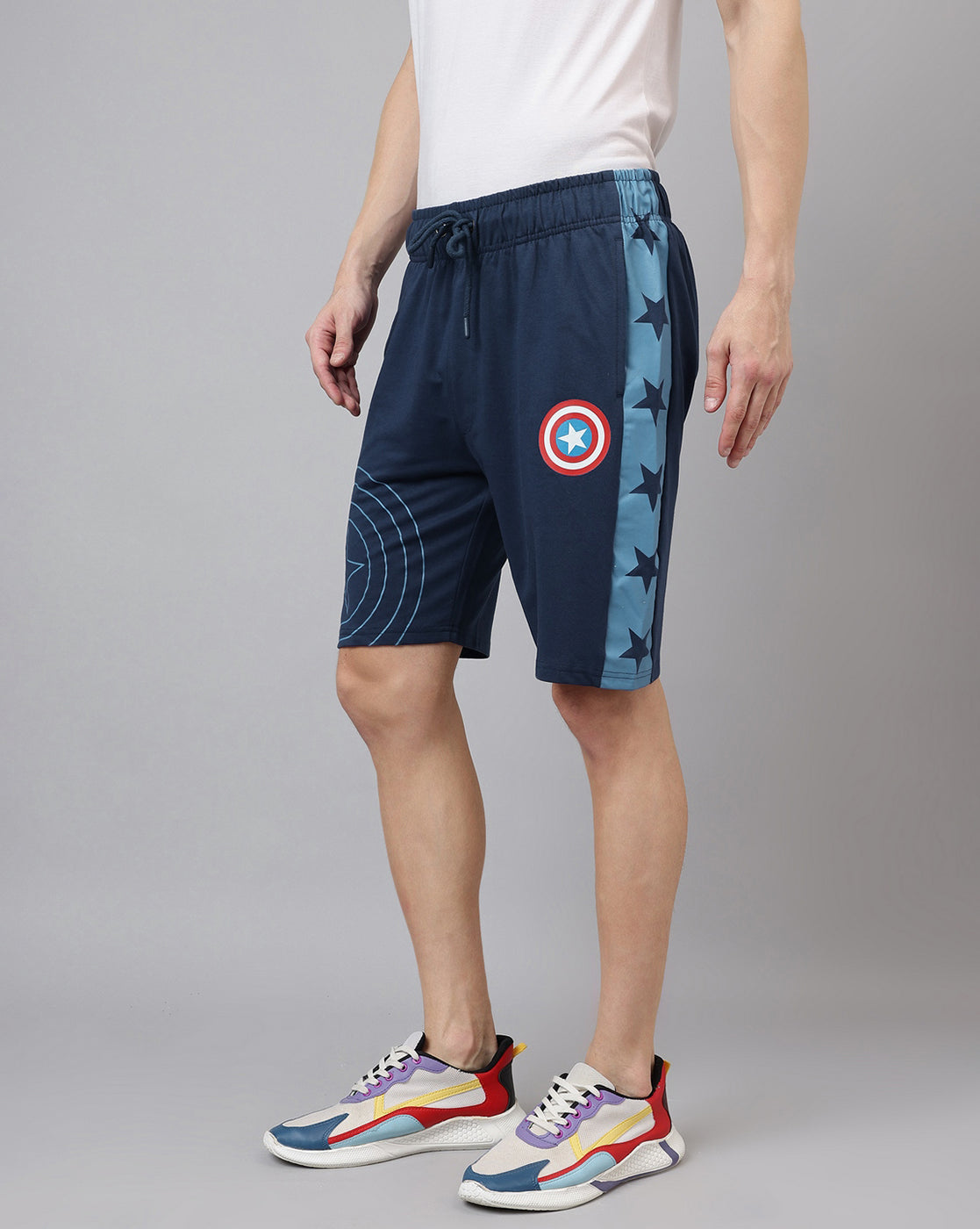 Captain America Regular Fit Shorts Men