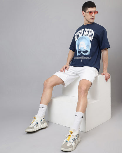 Captain America Oversized Tshirt Men