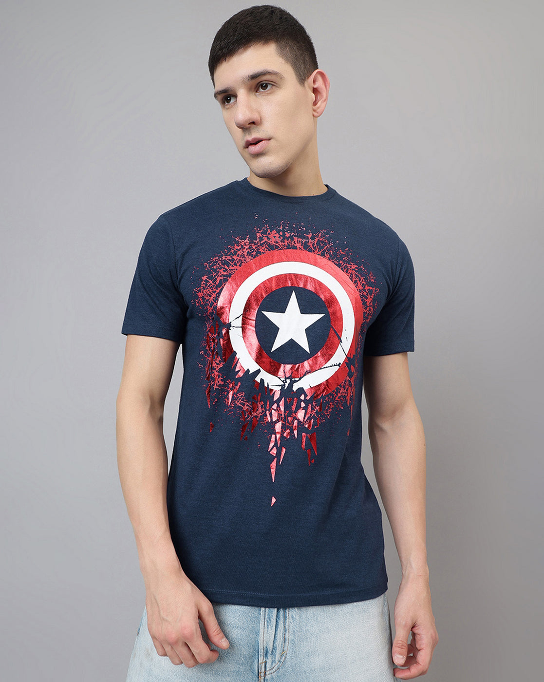Captain America Regular Fit Tshirt Men