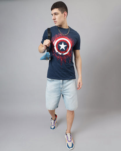 Captain America Regular Fit Tshirt Men