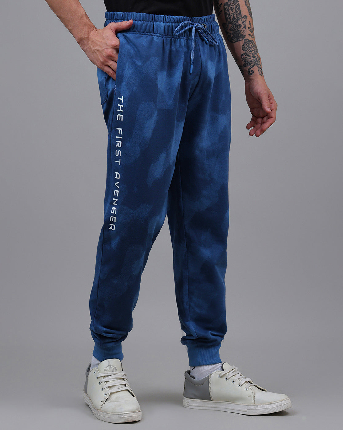 Captain America Printed Regular Fit Jogger For Men