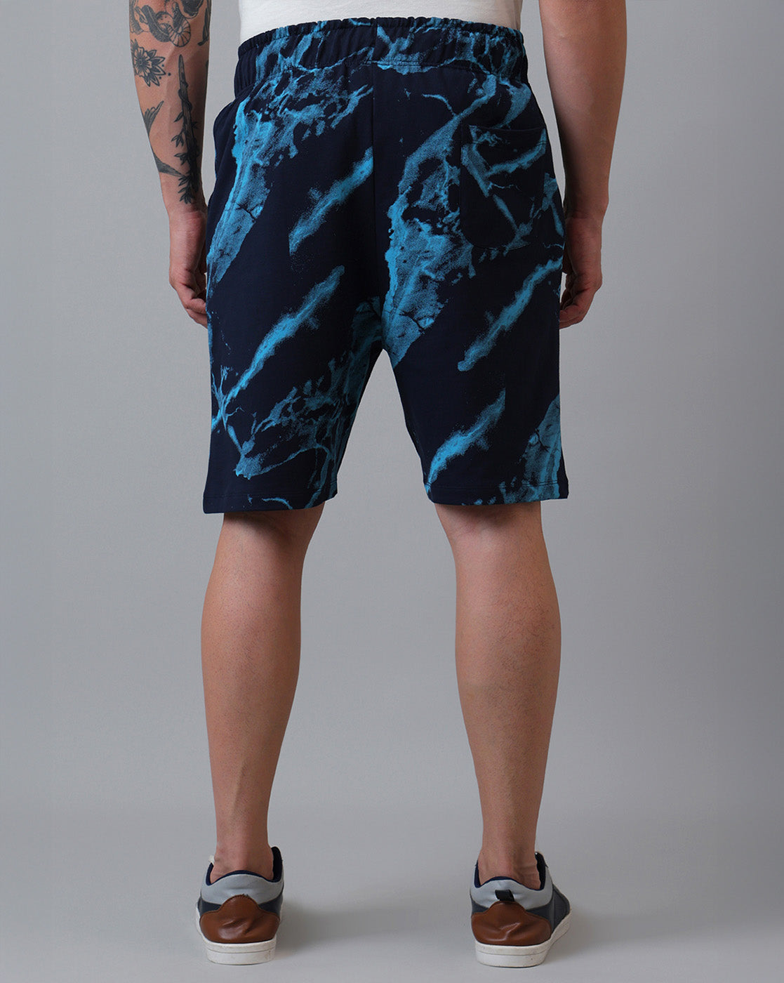 Captain America Printed Regular Fit Shorts For Men