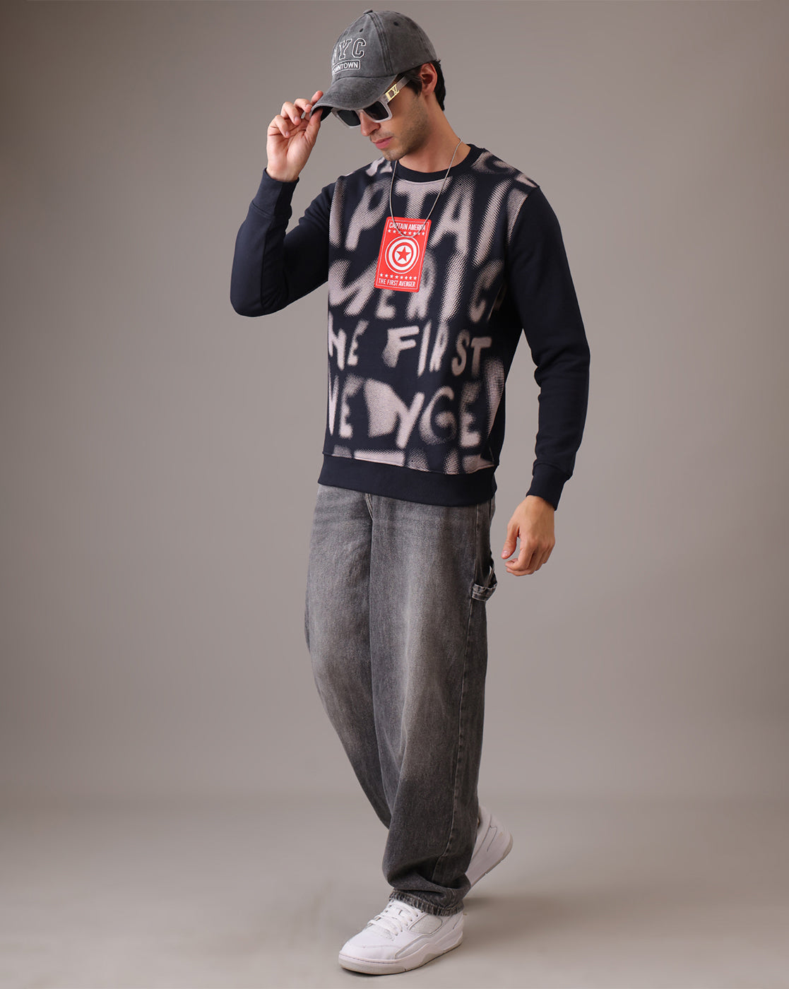 Captain America  Regular fit Sweatshirt  Men