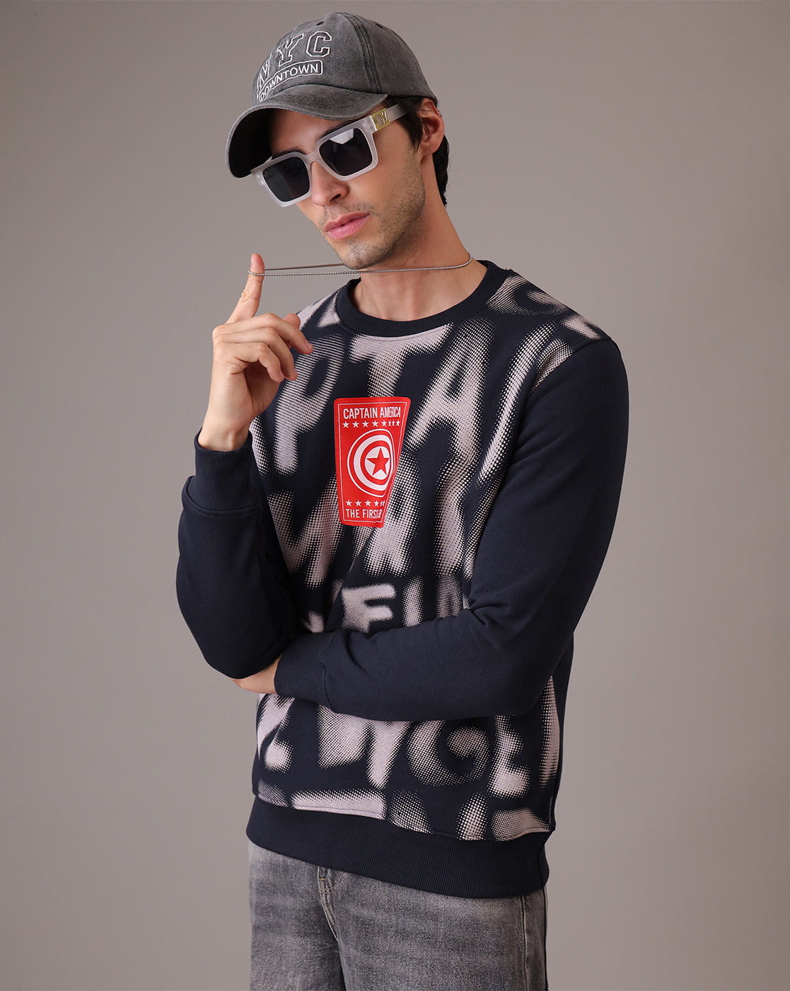 Captain America  Regular fit Sweatshirt  Men