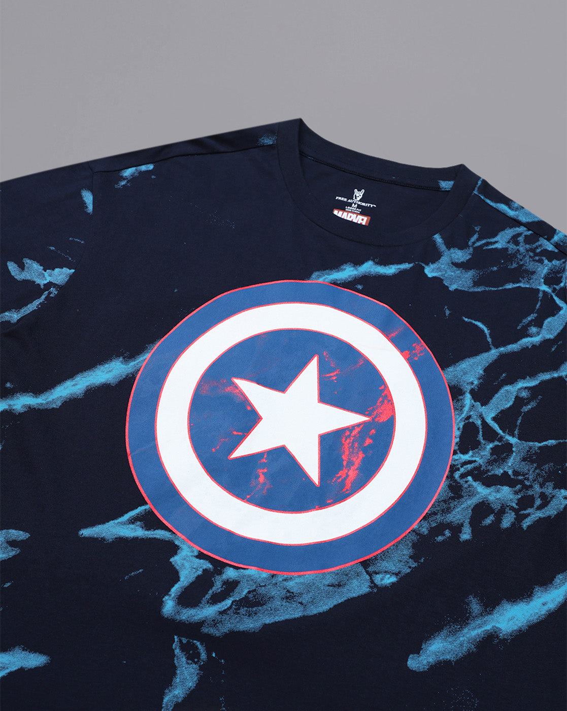 Captain America Printed Oversized Tshirt For Men