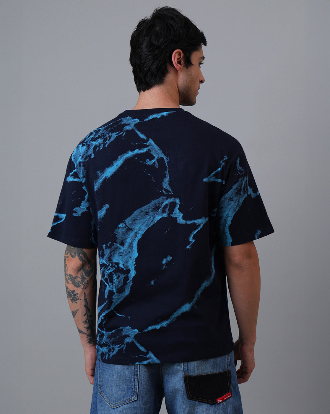 Captain America Printed Oversized Tshirt For Men