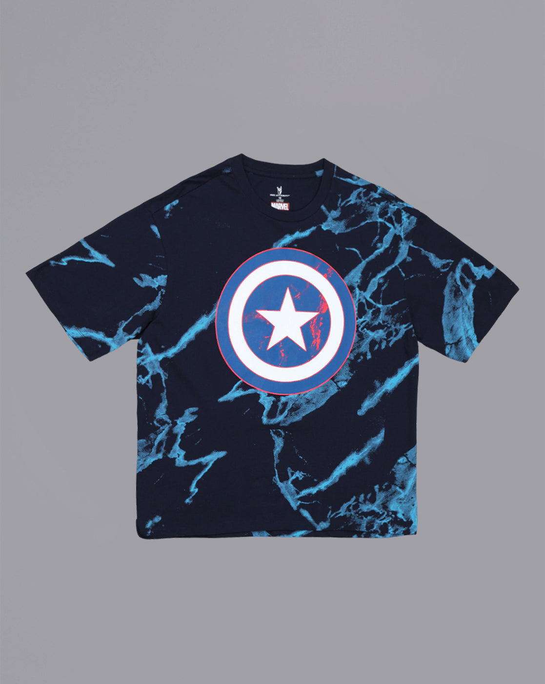 Captain America Printed Oversized Tshirt For Men