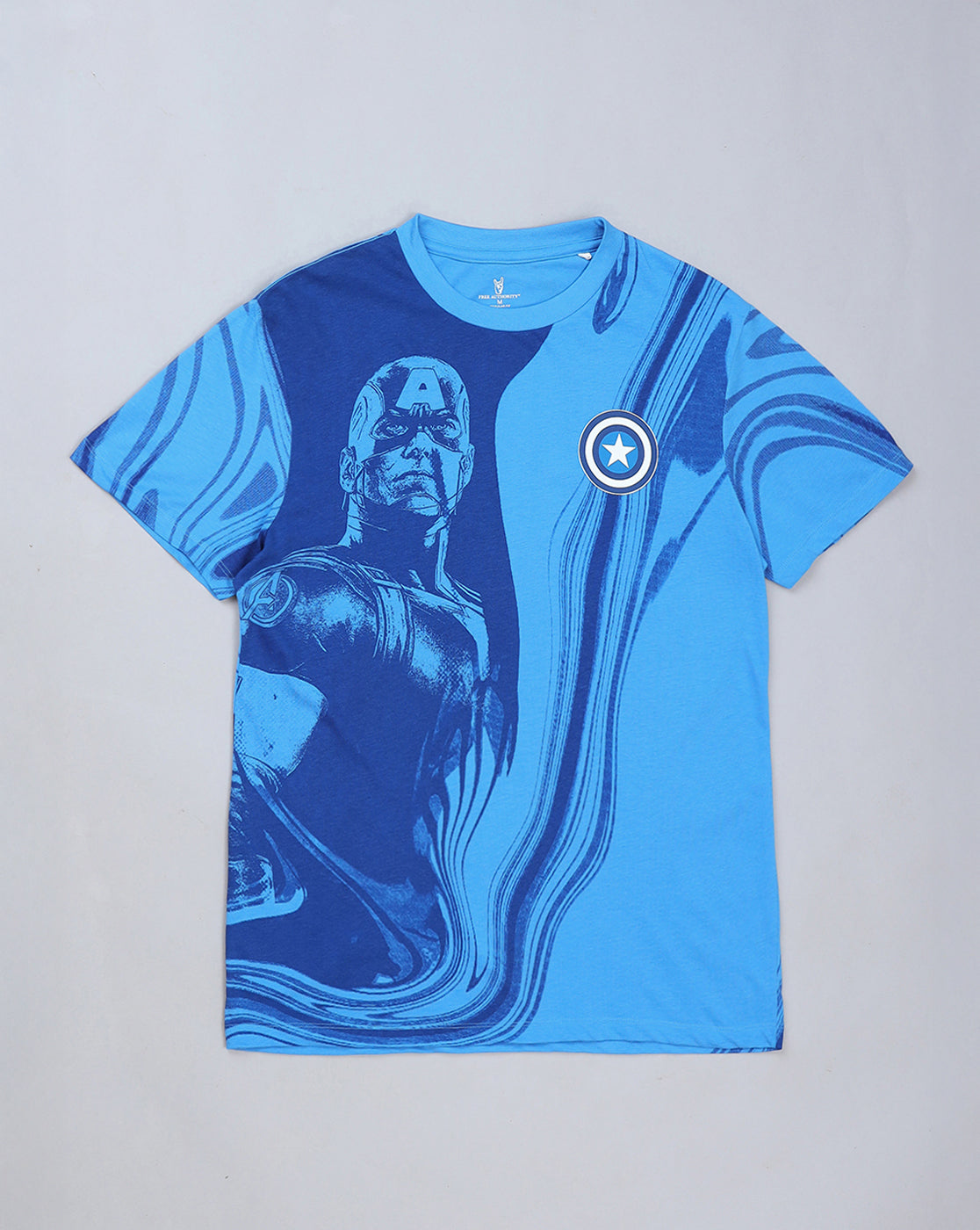 Captain America Printed Regular Fit Tshirt For Men