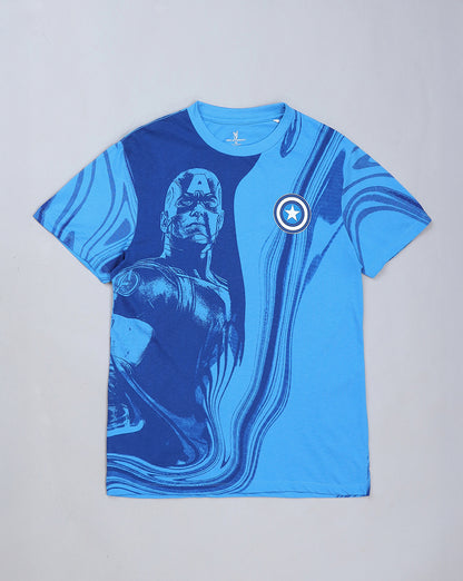 Captain America  Regular Fit Tshirt  Men