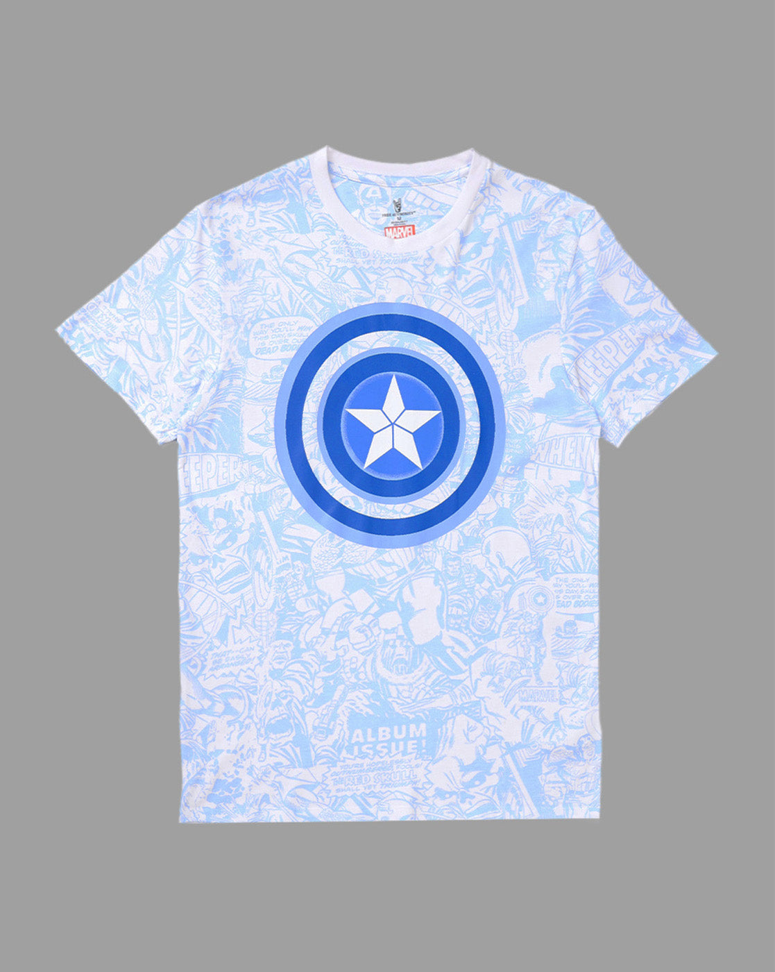 Captain America Printed Regular Fit Tshirt For Men