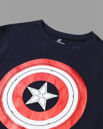 Captain America  Regular Fit Tshirt  Women
