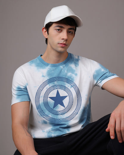 Captain America Regular Fit Tshirt  Men