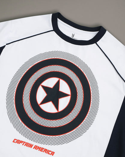 Captain America Relaxed Fit Tshirt  Men
