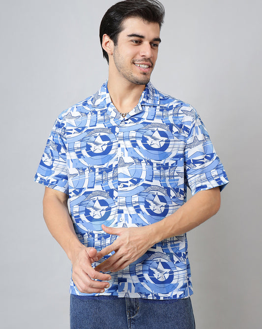 Captain America Casual Shirt Men