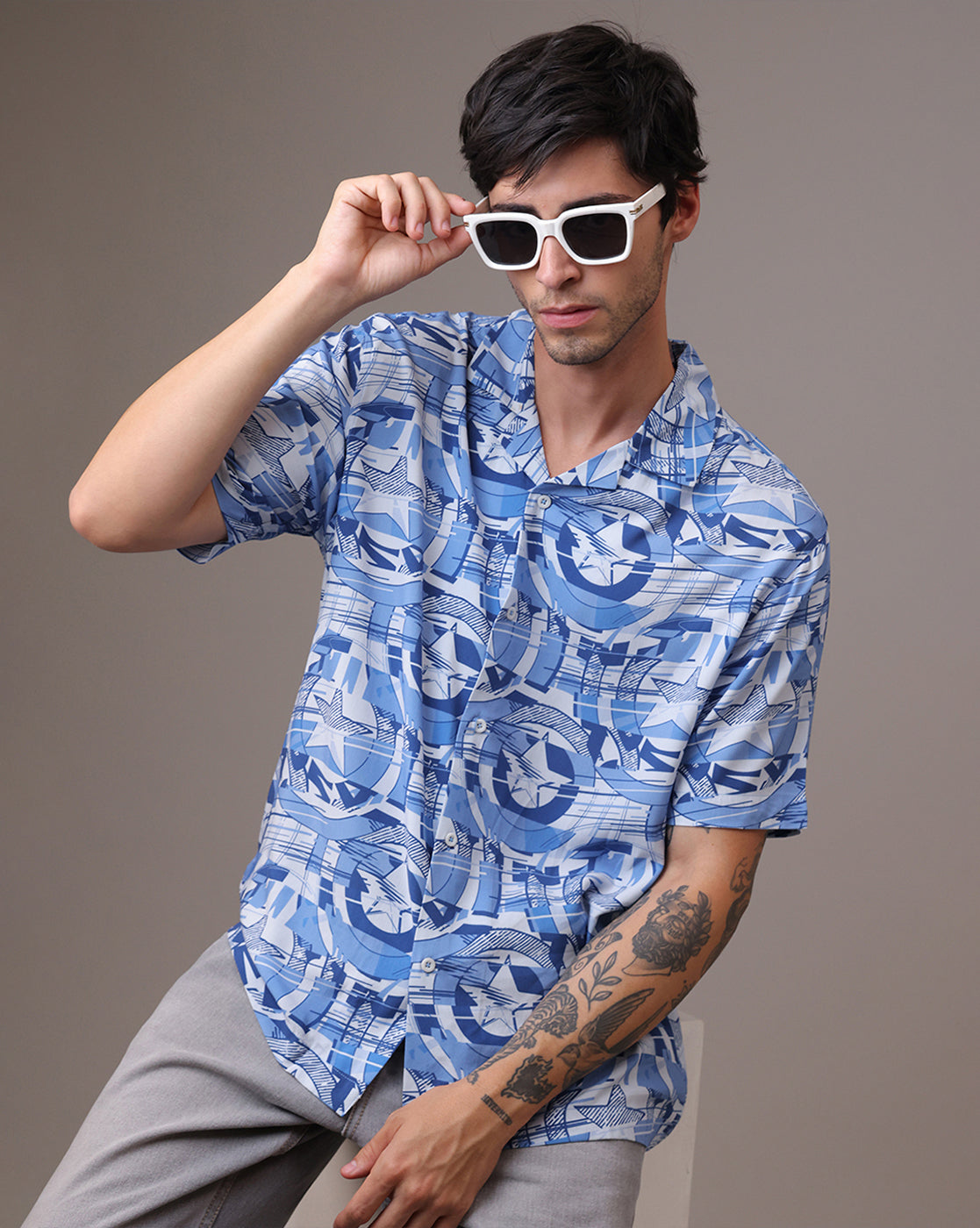 Captain America Regular Fit Casual Shirt