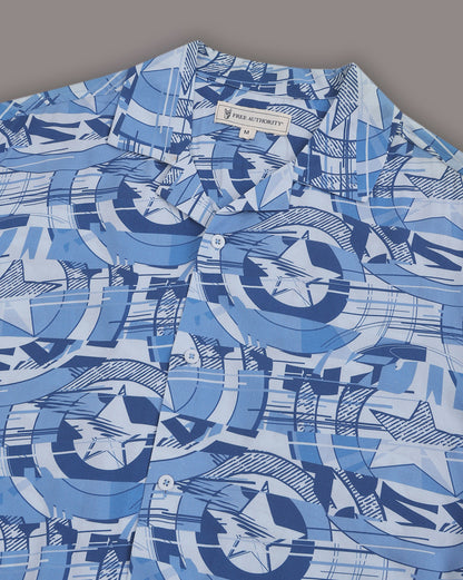 Captain America Regular Fit Casual Shirt