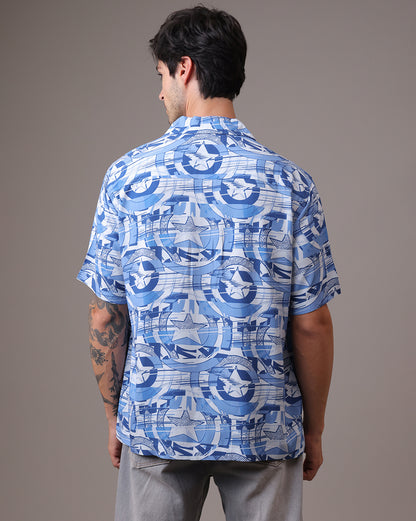 Captain America Regular Fit Casual Shirt