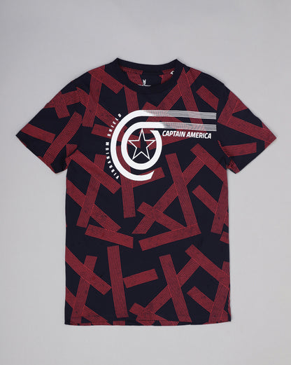 Captain America  Regular Fit Tshirt  Men