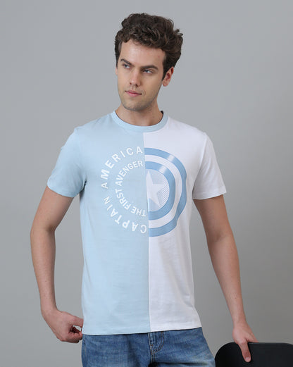 Captain America  Regular Fit Tshirt  Men