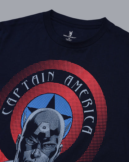 Captain America  Regular Fit Tshirt  Men