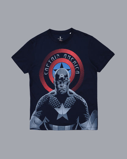 Captain America  Regular Fit Tshirt  Men
