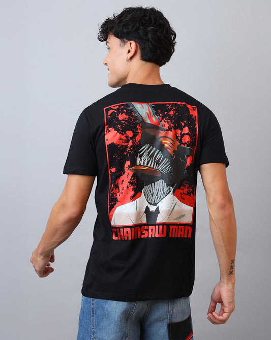 Chainsaw Man Printed Regular Fit Tshirt For Men