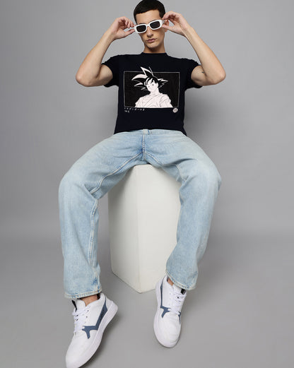 Dragon Ball Z  Regular Fit Tshirt Men