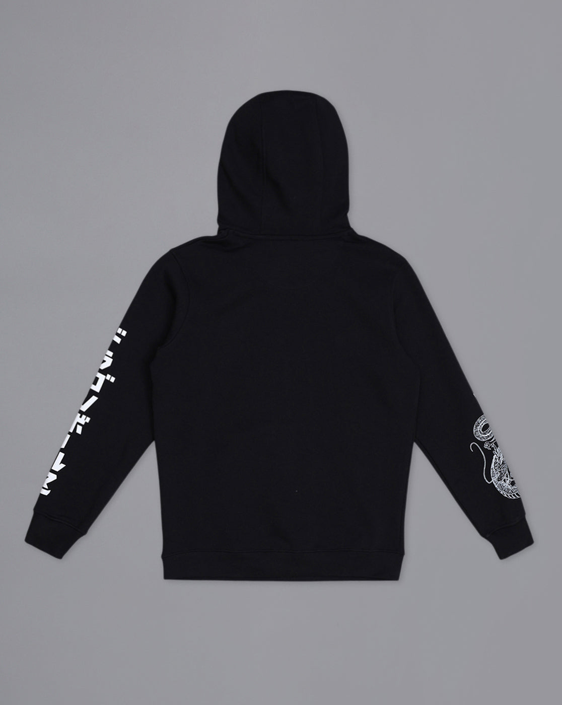 Dragon Ball Z: Goku Anime Printed Regular Black & Grey Hoodie For Men