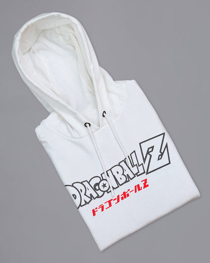 Dragon Ball Z: Goku Vs Frieza Anime  Regular Fit Off White Hoodie  Men